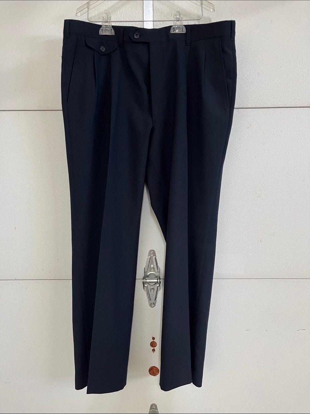 Men's Classic Navy Dress Pants. 38